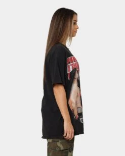 Goat Crew X Tai "Bam Bam" Tuivasa Tai Collage Vintage T-Shirt Washed Black -Sportswear Women Store 02042128 YW607 womens 0050