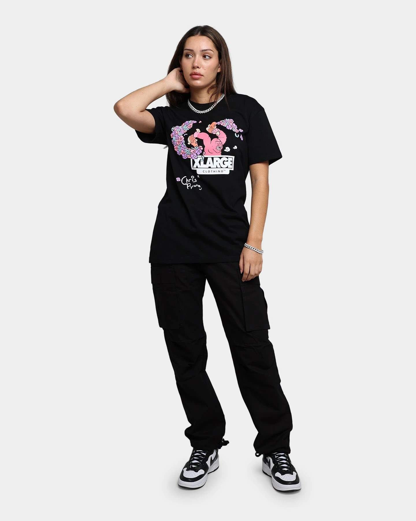 X-Large X Chris Pyrate T-Shirt Black 4 X-Large X Chris Pyrate T-Shirt Black - Image 2