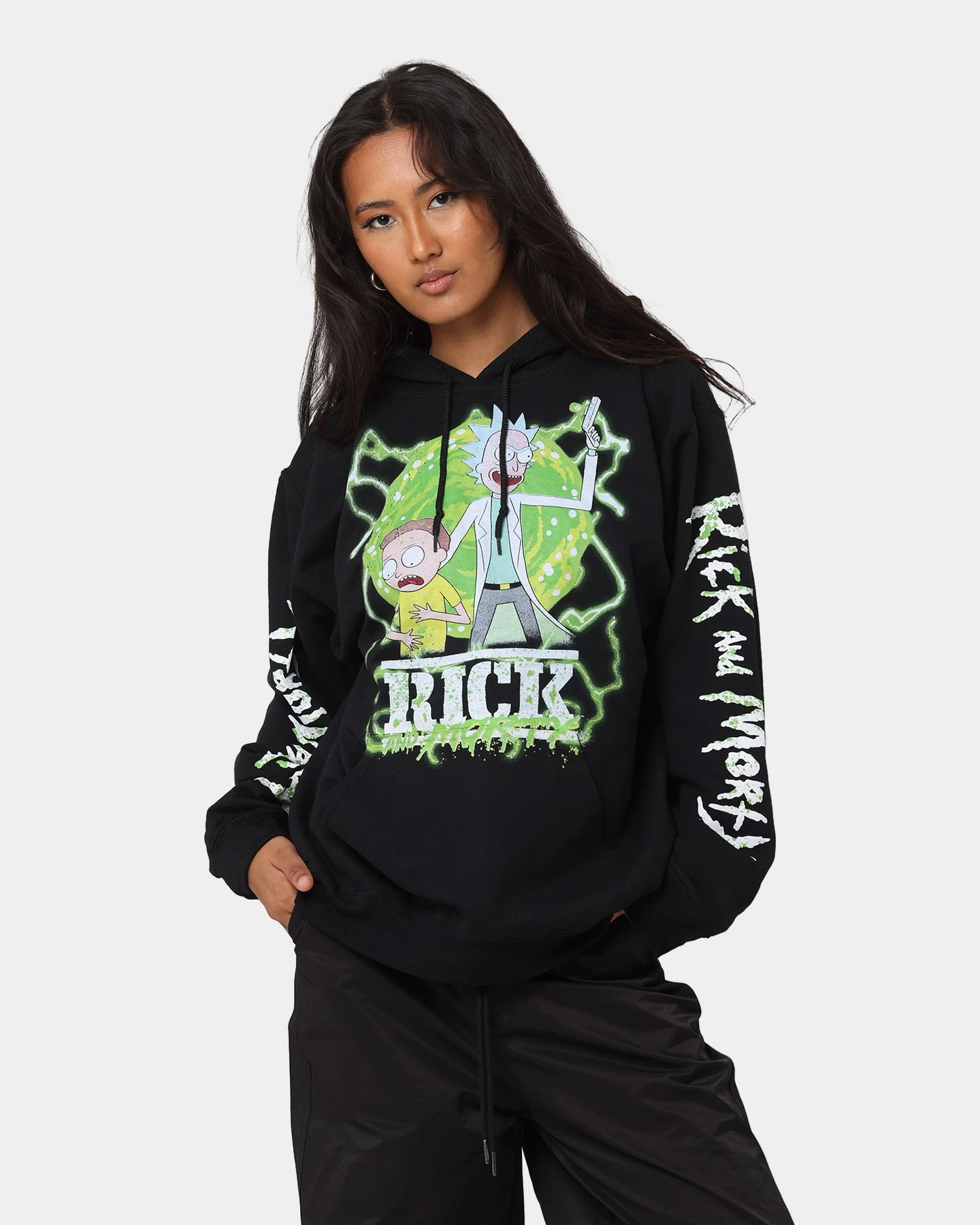 Goat Crew X Rick And Morty Portal Hoodie Black 3 Goat Crew X Rick And Morty Portal Hoodie Black