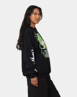 Goat Crew X Rick And Morty Portal Hoodie Black 14 Goat Crew X Rick And Morty Portal Hoodie Black -Sportswear Women Store 02042414 YB001 womens 0050
