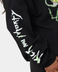 Goat Crew X Rick And Morty Portal Hoodie Black 16 Goat Crew X Rick And Morty Portal Hoodie Black -Sportswear Women Store 02042414 YB001 womens 0070