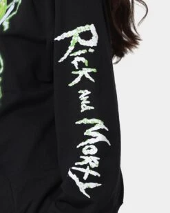 Goat Crew X Rick And Morty Portal Hoodie Black 17 Goat Crew X Rick And Morty Portal Hoodie Black -Sportswear Women Store 02042414 YB001 womens 0080