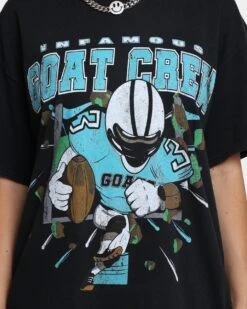 Goat Crew Infamous T-Shirt Black Wash -Sportswear Women Store 02042537 YB295 womens 0030