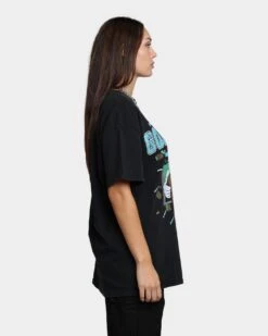 Goat Crew Infamous T-Shirt Black Wash -Sportswear Women Store 02042537 YB295 womens 0050