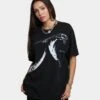 Goat Crew Snake Vintage T-Shirt Black Wash -Sportswear Women Store 02042541 YB295 womens 0010