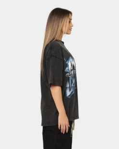 Loiter Love Is War Vintage T-Shirt Vintage Black -Sportswear Women Store 02042546 YV009 womens 0050