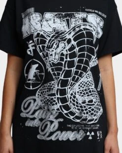 Rats Get Fat King Kobra T-Shirt Black -Sportswear Women Store 02042846 YB001 womens 0030