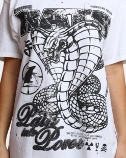 Rats Get Fat King Kobra T-Shirt White -Sportswear Women Store 02042846 YW100 womens 0030