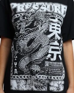 Rats Get Fat Under Pressure T-Shirt Black -Sportswear Women Store 02042848 YB001 womens 0030