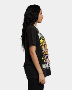 Goat Crew Love More T-Shirt Black Wash -Sportswear Women Store 02042971 YB295 womens 0050