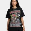 Goat Crew Supercross Racing Team Vintage T-Shirt Black Wash -Sportswear Women Store 02043140 YB295 womens 0010