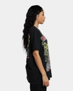 Goat Crew Supercross Racing Team Vintage T-Shirt Black Wash -Sportswear Women Store 02043140 YB295 womens 0060