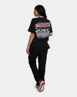 Goat Crew Supercross Racing Team Vintage T-Shirt Black Wash -Sportswear Women Store 02043140 YB295 womens 0080