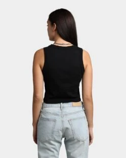 Rats Get Fat Women's Scorpio Crop Singlet Black -Sportswear Women Store 02043219 YB001 womens 0040