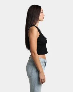 Rats Get Fat Women's Scorpio Crop Singlet Black -Sportswear Women Store 02043219 YB001 womens 0050