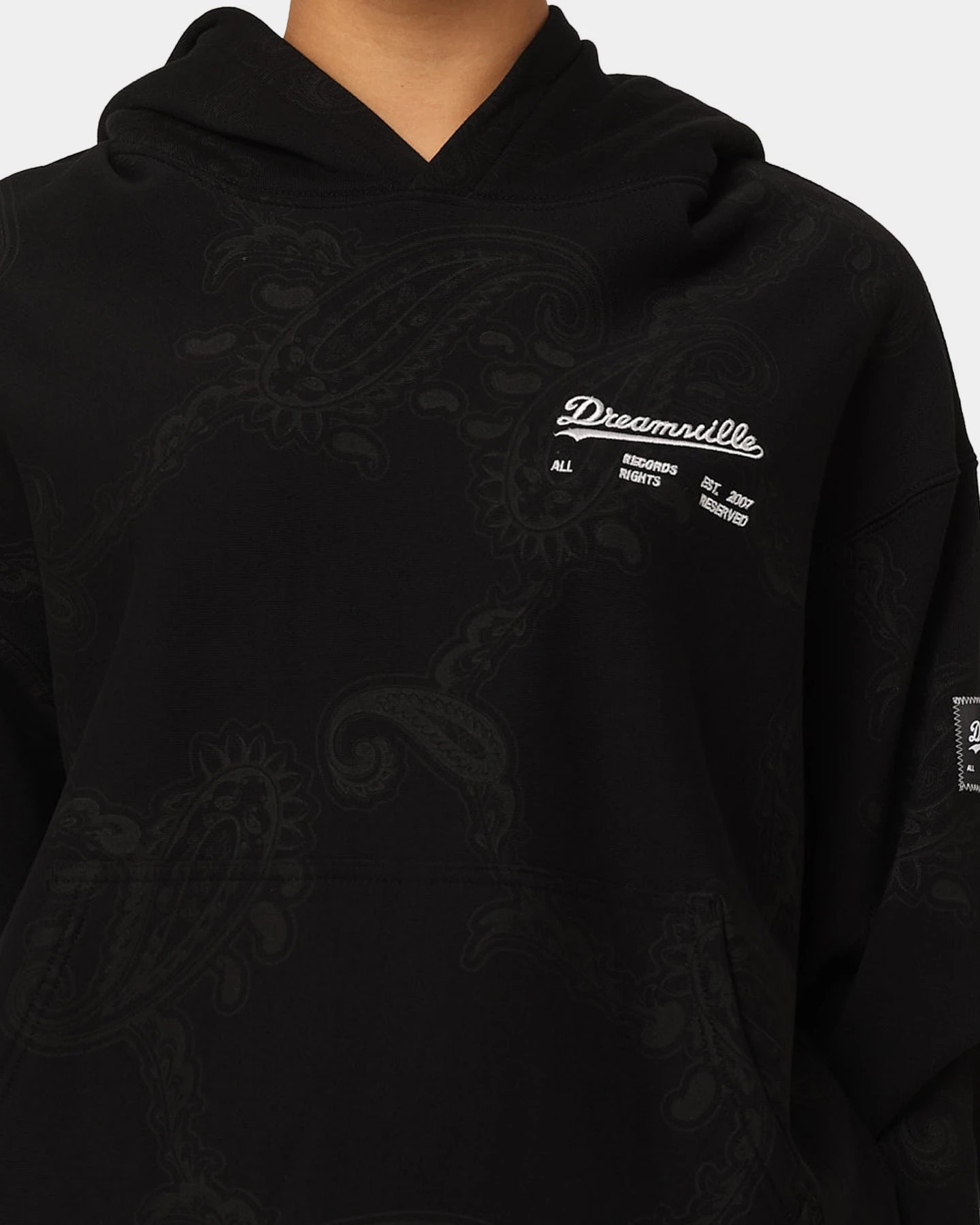 Dreamville Records Hoodie Black 5 Dreamville Records Hoodie Black - Image 3