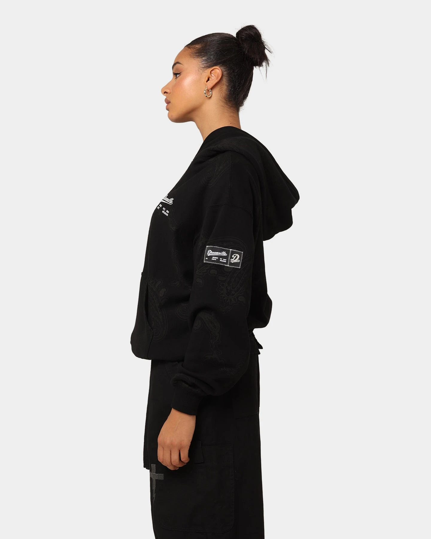 Dreamville Records Hoodie Black 8 Dreamville Records Hoodie Black - Image 6