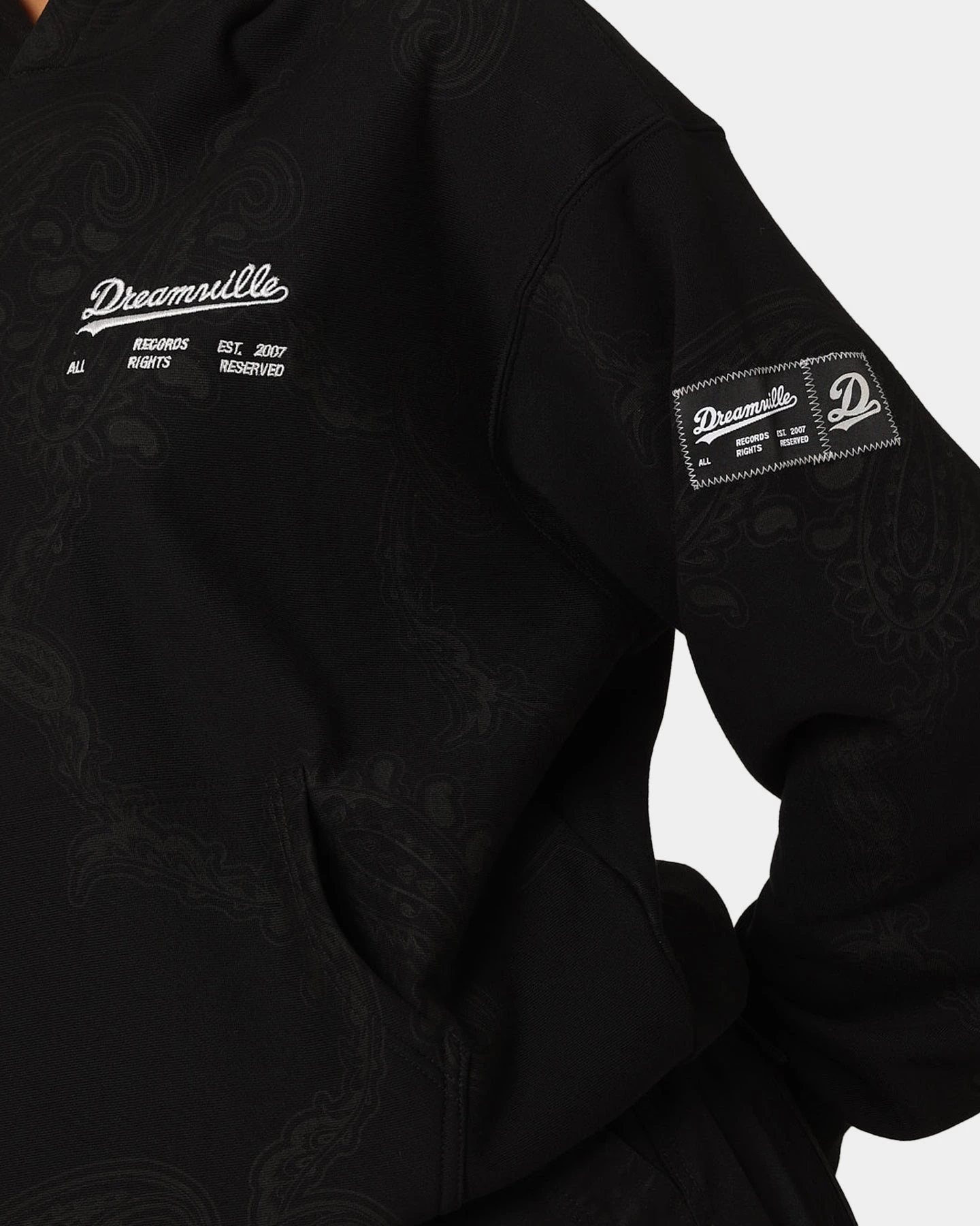 Dreamville Records Hoodie Black 9 Dreamville Records Hoodie Black - Image 7