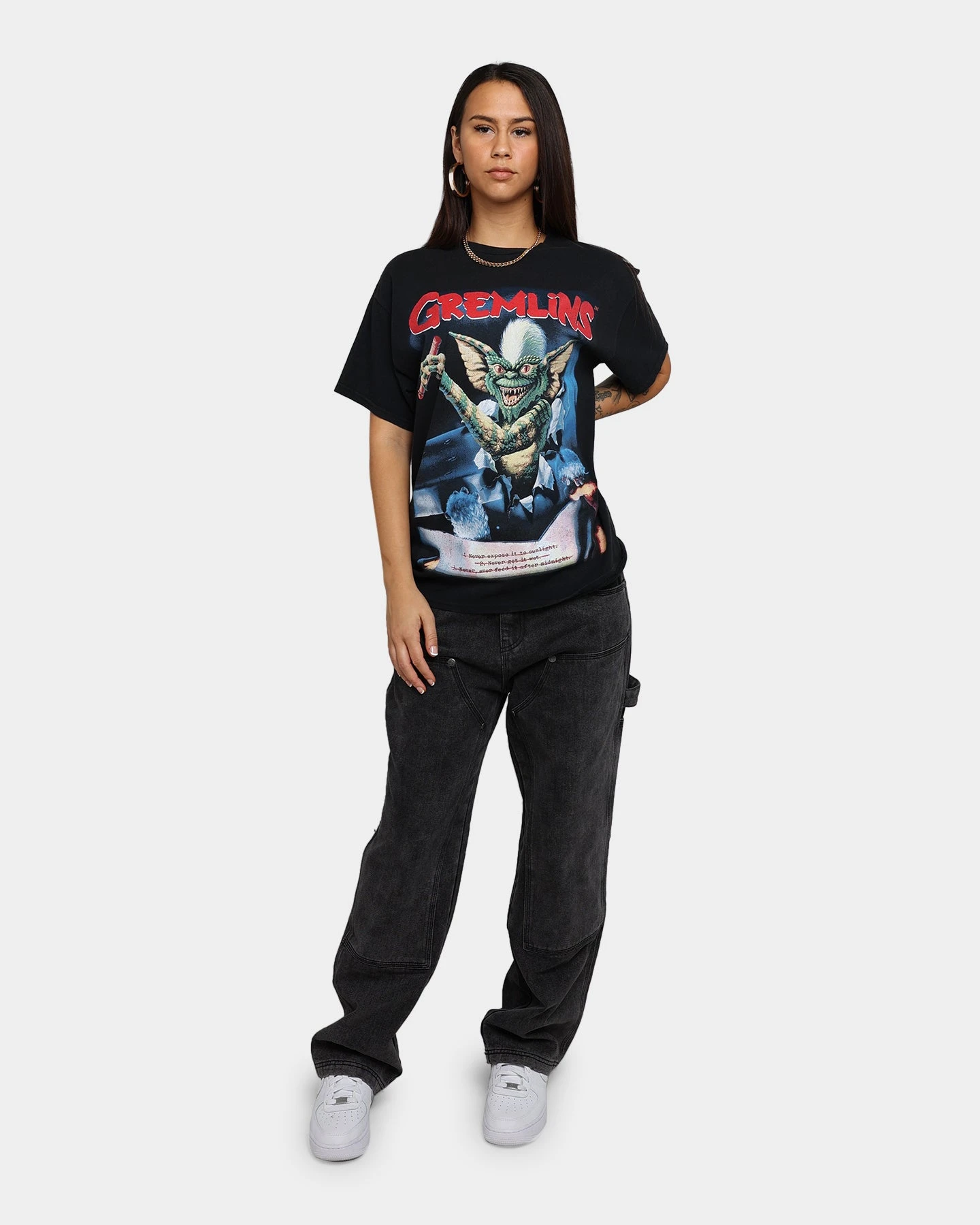 American Thrift X Gremlins Gremlins Vintage T-Shirt Black Wash 5 American Thrift X Gremlins Gremlins Vintage T-Shirt Black Wash - Image 3