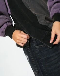 Loiter Splinter Hoodie Charcoal/Purple 14 Loiter Splinter Hoodie Charcoal/Purple -Sportswear Women Store 02043570 YC335 womens 0050