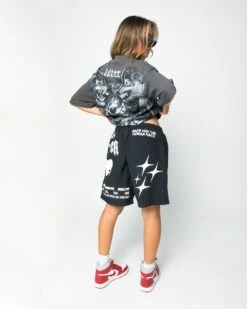 Loiter Wolf Pack Vintage T-Shirt Charcoal 14 Loiter Wolf Pack Vintage T-Shirt Charcoal -Sportswear Women Store 02043571 YC300 womens 0050