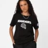 New Era Women's Las Vegas Raiders Logo Select T-Shirt Black -Sportswear Women Store 02043998 YB001 womens 0010