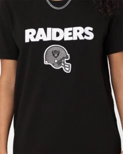 New Era Women's Las Vegas Raiders Logo Select T-Shirt Black -Sportswear Women Store 02043998 YB001 womens 0030