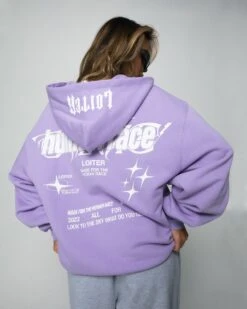 Loiter Rave Zip Hoodie Lilac -Sportswear Women Store 02044495 YL300 womens 0020