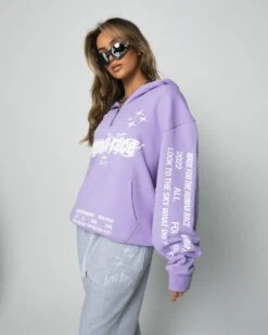 Loiter Rave Zip Hoodie Lilac -Sportswear Women Store 02044495 YL300 womens 0040