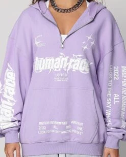 Loiter Rave Zip Hoodie Lilac -Sportswear Women Store 02044495 YL300 womens 0060