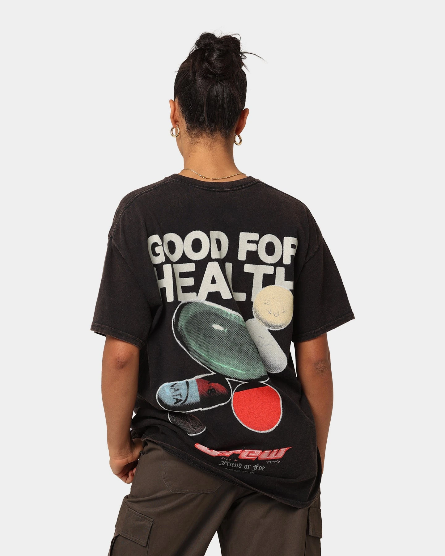 Goat Crew Good 4 Health Vintage T-Shirt Black Wash 3 Goat Crew Good 4 Health Vintage T-Shirt Black Wash