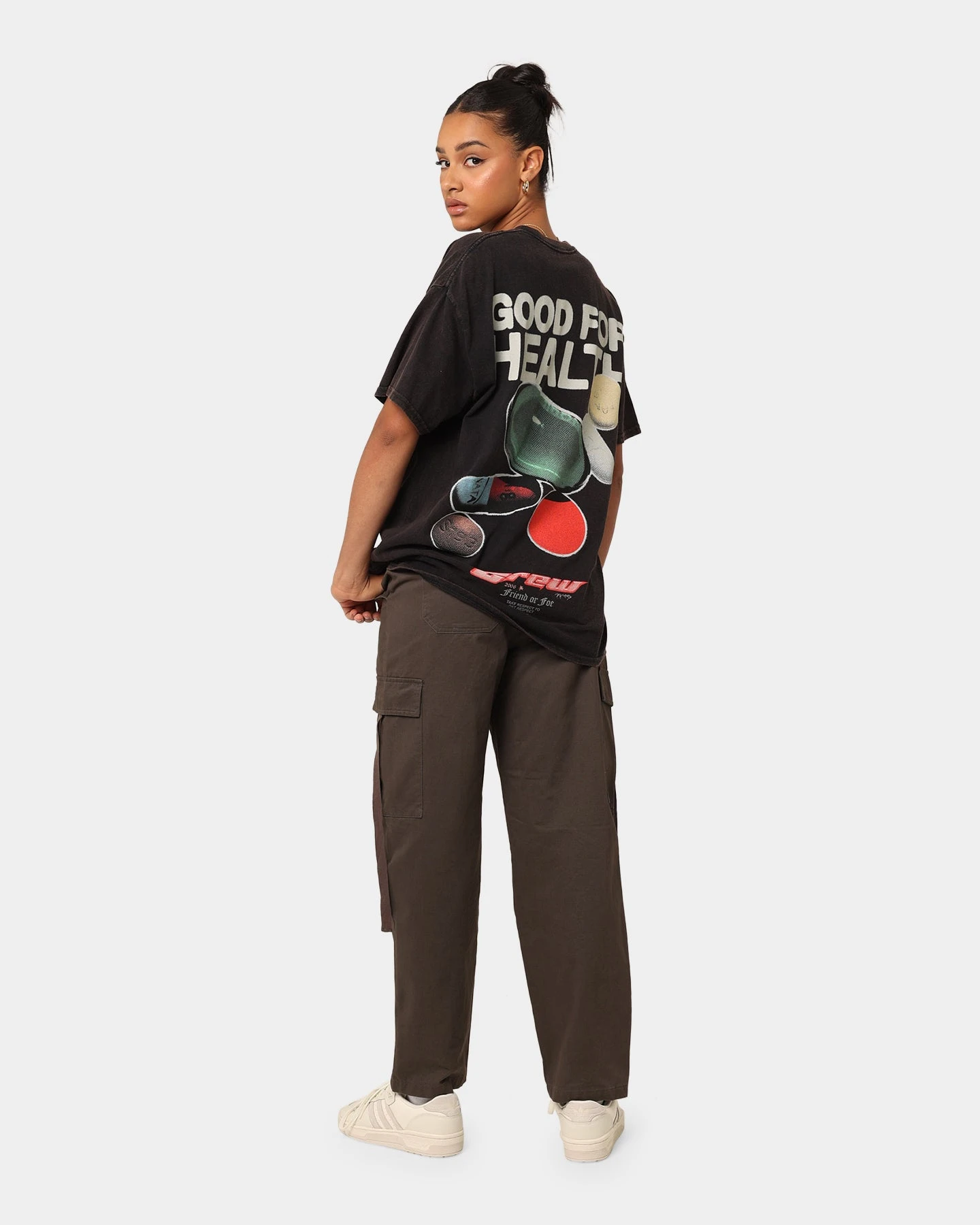 Goat Crew Good 4 Health Vintage T-Shirt Black Wash 5 Goat Crew Good 4 Health Vintage T-Shirt Black Wash - Image 3