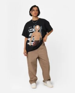 Goat Crew X Avatar: The Last Airbender Aang Vintage T-Shirt Black Wash -Sportswear Women Store 02045250 YB295 womens 0030
