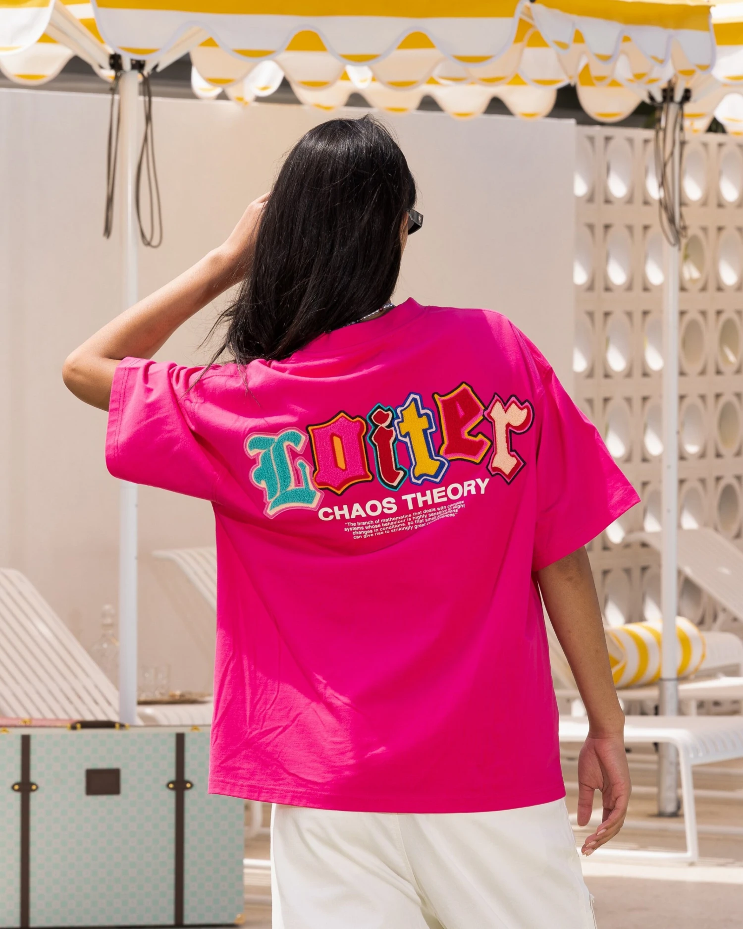 Loiter Chaos Theory T-Shirt Hot Pink 3 Loiter Chaos Theory T-Shirt Hot Pink