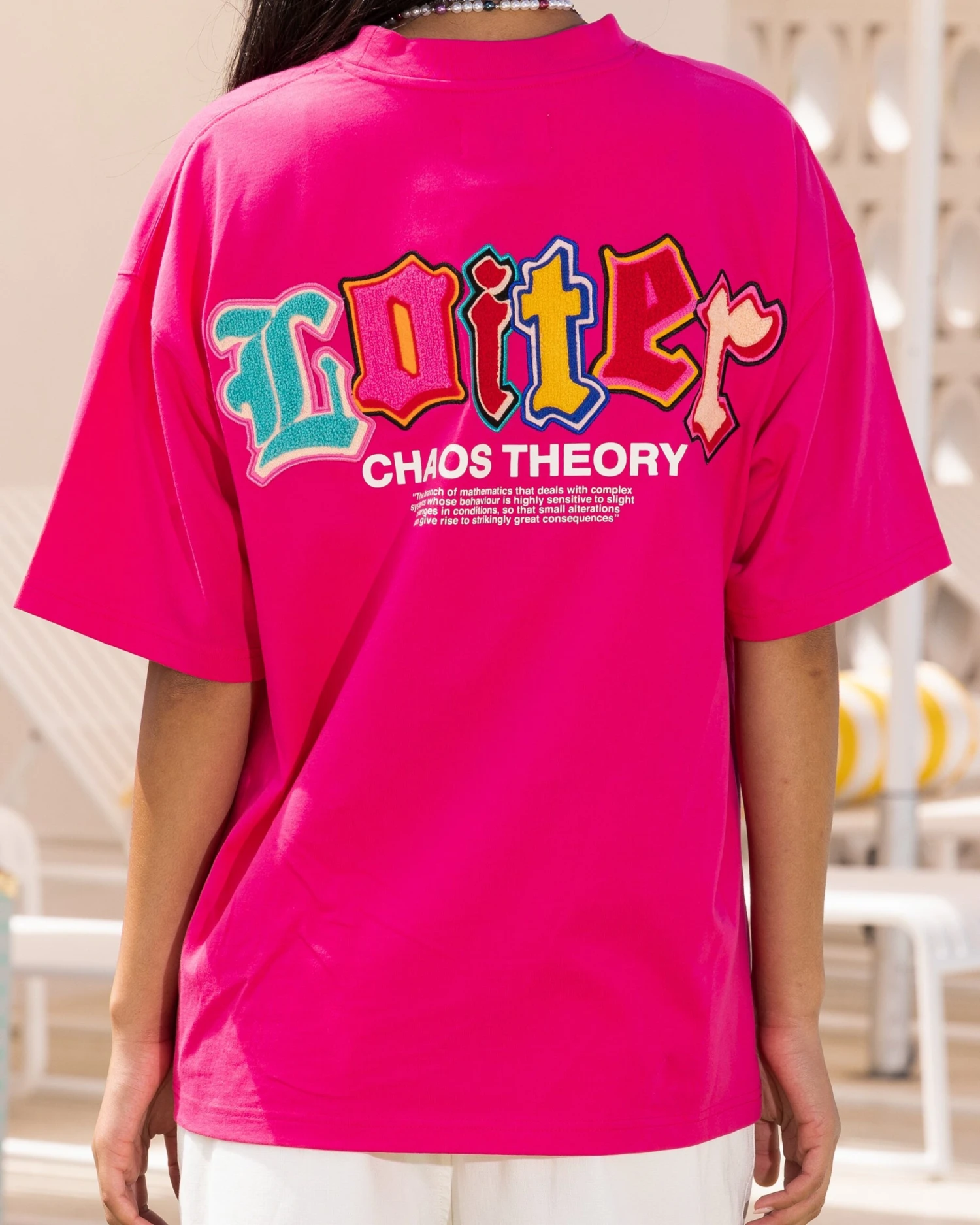Loiter Chaos Theory T-Shirt Hot Pink 7 Loiter Chaos Theory T-Shirt Hot Pink - Image 5