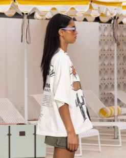 Loiter Palm Spring Box T-Shirt Off White 15 Loiter Palm Spring Box T-Shirt Off White -Sportswear Women Store 02045747 YO007 womens 0060