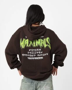 Goat Crew X Transformers Maximals Vintage Hoodie Brown Wash -Sportswear Women Store 02045880 YX300 womens 0020