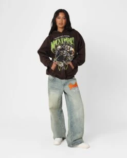 Goat Crew X Transformers Maximals Vintage Hoodie Brown Wash -Sportswear Women Store 02045880 YX300 womens 0030