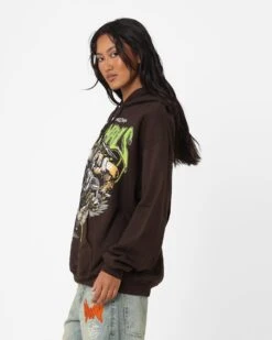 Goat Crew X Transformers Maximals Vintage Hoodie Brown Wash -Sportswear Women Store 02045880 YX300 womens 0070