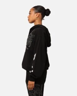 Playboy By Culture Kings Shyne Full Zip Hoodie Black -Sportswear Women Store 02046299 YB001 womens 00140