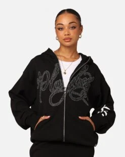 Playboy By Culture Kings Shyne Full Zip Hoodie Black