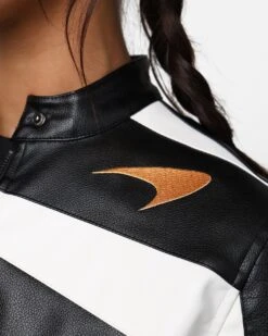 We Are The Wild Collective X McLaren Women's Crop Racing Jacket Black -Sportswear Women Store 02047573 YB001 womens 00110