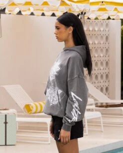 Loiter Midsummer Vintage Hoodie Charcoal -Sportswear Women Store 02047614 YC300 womens 0070