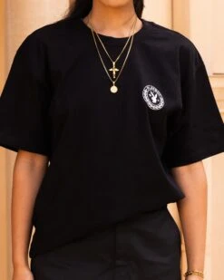 Playboy By Culture Kings A Class T-Shirt Black -Sportswear Women Store 02047901 YB001 womens 0040
