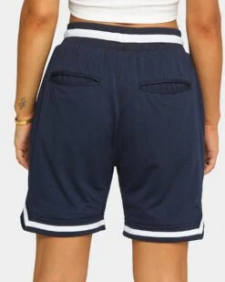 Saint Morta Men's Icon Mesh Basketball Short Navy/White 15 Saint Morta Men's Icon Mesh Basketball Short Navy/White -Sportswear Women Store 03004780 YN288 womens 0070