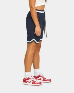 Saint Morta Men's Icon Mesh Basketball Short Navy/White 16 Saint Morta Men's Icon Mesh Basketball Short Navy/White -Sportswear Women Store 03004780 YN288 womens 0080