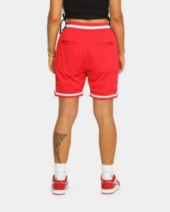 Saint Morta Men's Icon Mesh Basketball Short Red/White -Sportswear Women Store 03004780 YR081 womens 0040