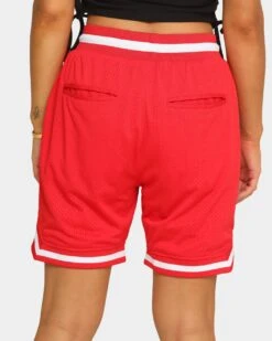 Saint Morta Men's Icon Mesh Basketball Short Red/White -Sportswear Women Store 03004780 YR081 womens 0070