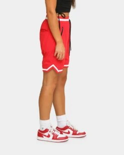 Saint Morta Men's Icon Mesh Basketball Short Red/White -Sportswear Women Store 03004780 YR081 womens 0080