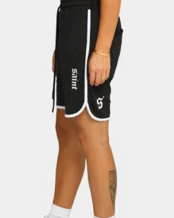 Saint Morta Era Mesh Basketball Short Black/White -Sportswear Women Store 03004935 YB012 womens 0040